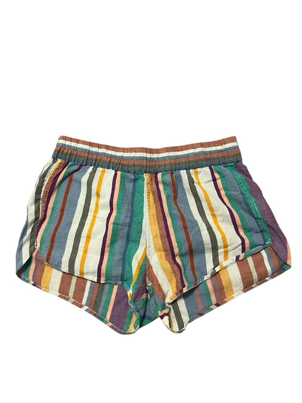Kavu Striped Multicolor Women’s Pull On Shorts size Medium